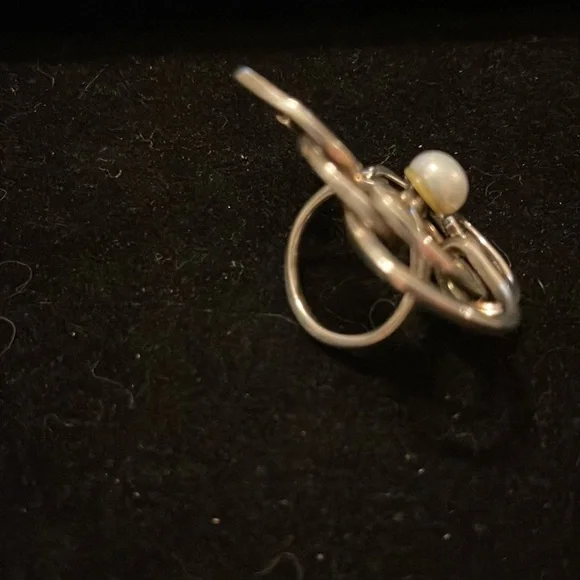 PERUVIAN ring with fresh water Pearl 🧿 - Picture 4 of 6